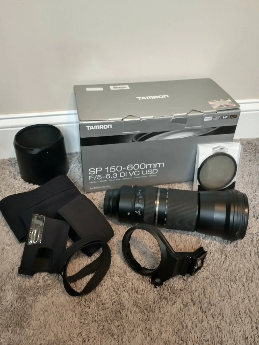 Tamron SP 150-600mm F/5-6.3 Di VC USD Lens for Nikon Bundle